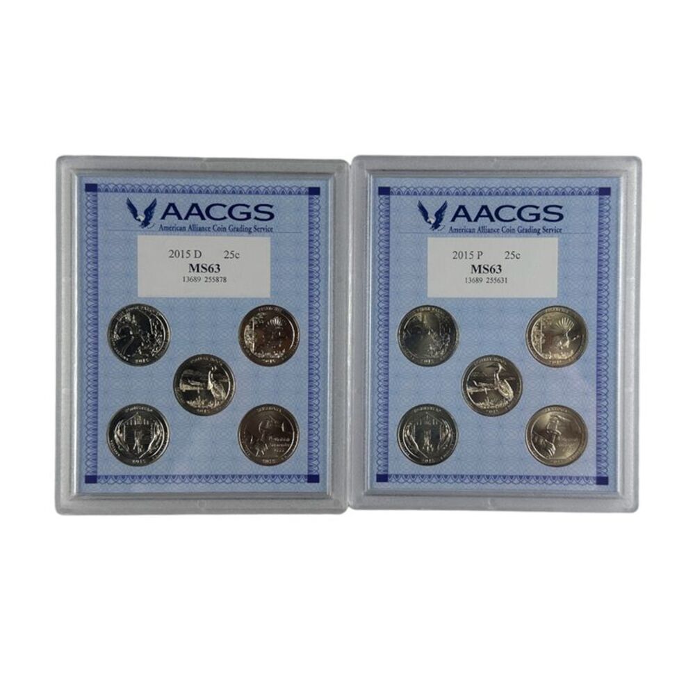 American Coin Treasures National Parks 2015 25C Quarter Collection Grade MS 63